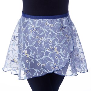 (image for) Ladies 14" Floral Expressions Print Wrap (Blue)