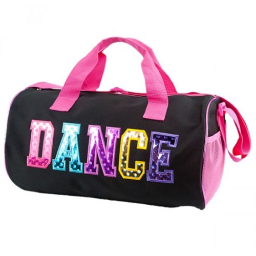 (image for) Varsity Dance Duffel (Black/Hot Pink)