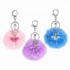 (image for) Ballerina Keychain Pouf (Set of 3)