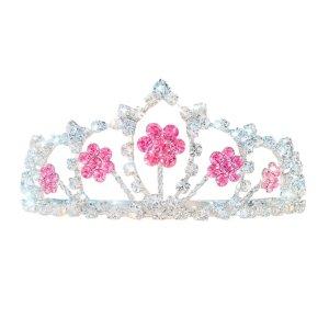 (image for) Fuchsia Stone Flower Tiara