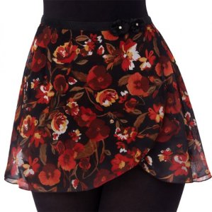 (image for) Ladies 12" Pansy Field Print Wrap