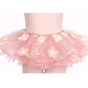 (image for) 4409Mn Stitched Flower Tutu (Melon)
