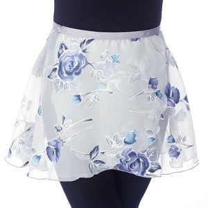 (image for) 4486Gr Ladies 14" Floral Expressions Print Wrap (Grey)
