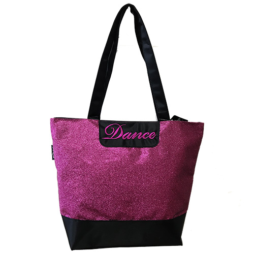 (image for) 4925Fu Glitter Dance Tote (Fuchsia)